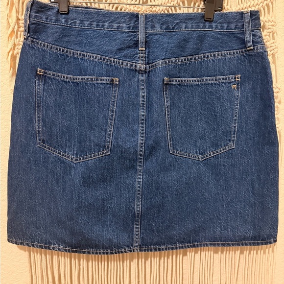 NWT Madewell A-Line Denim Skirt – Rising Denim, Women’s Size 32, Stylish Jean - Picture 3 of 4